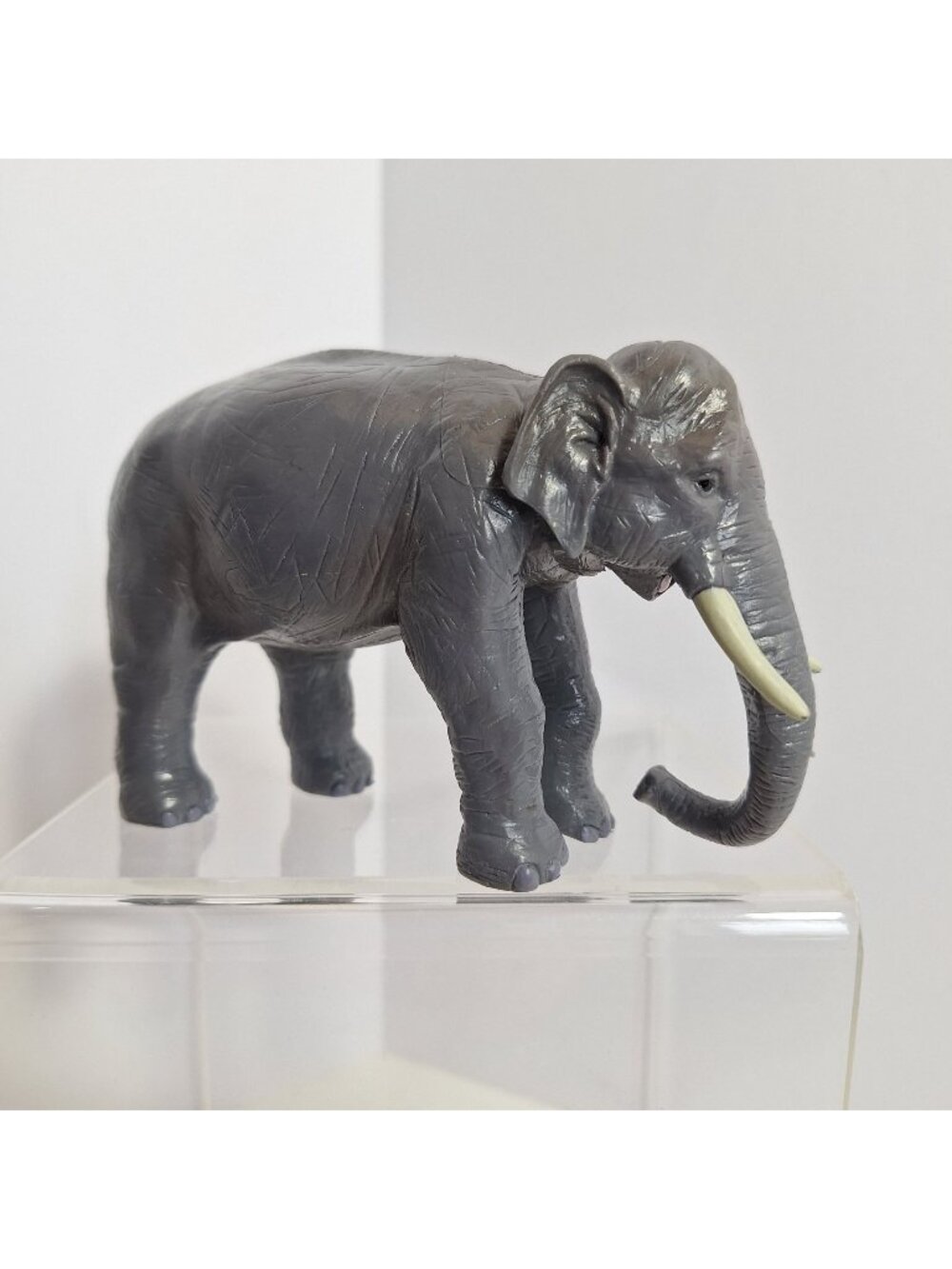 Terra Battat Gray African Elephant Figure 5" PVC Maison Joseph